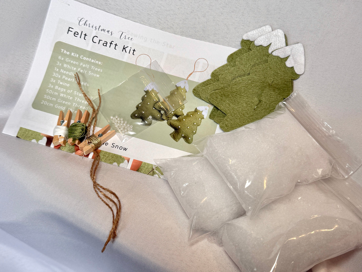 DIY Felt Christmas Tree Decorations Kit