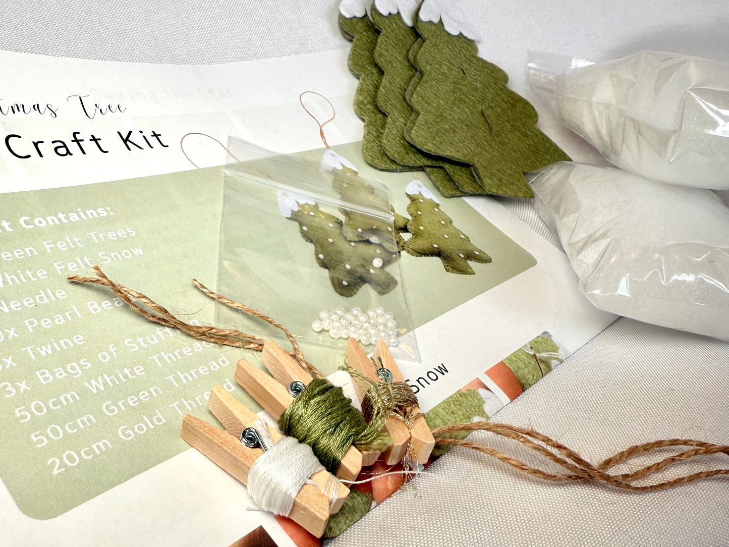 DIY Felt Christmas Tree Decorations Kit