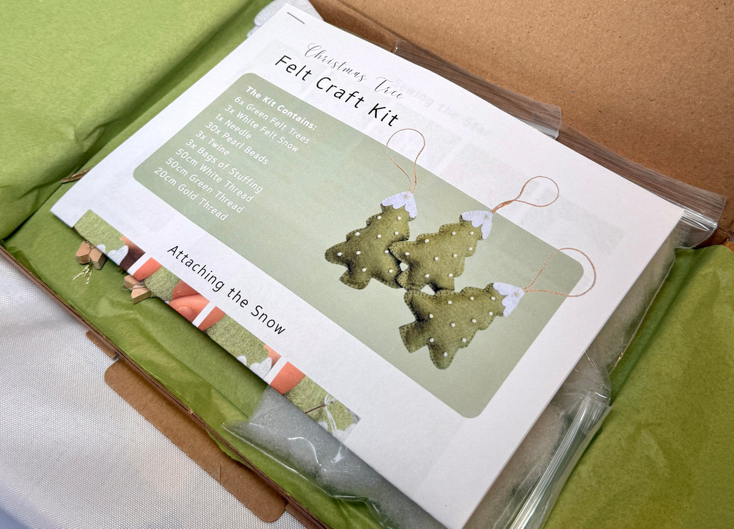 DIY Felt Christmas Tree Decorations Kit