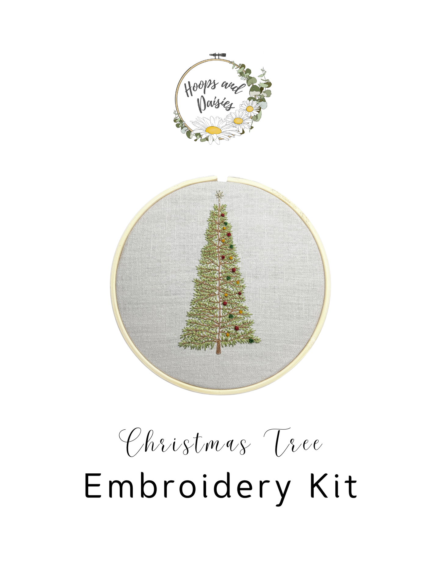 DIY Christmas Tree Embroidery Kit
