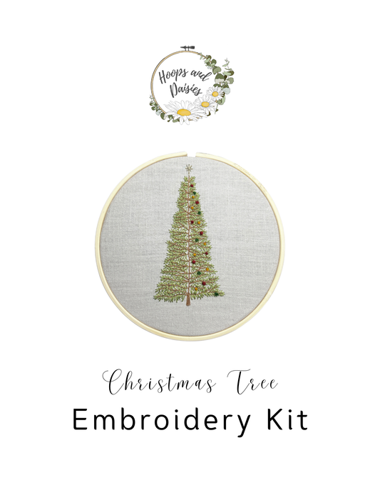 DIY Christmas Tree Embroidery Kit