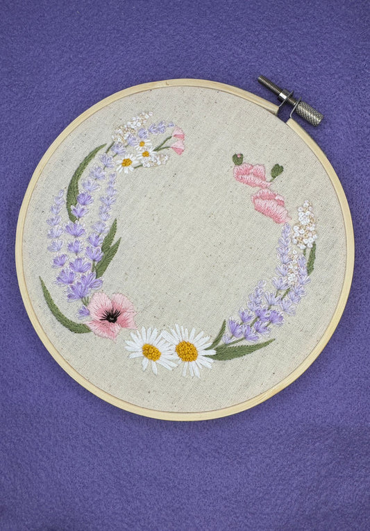 Floral Embroidery Hoop