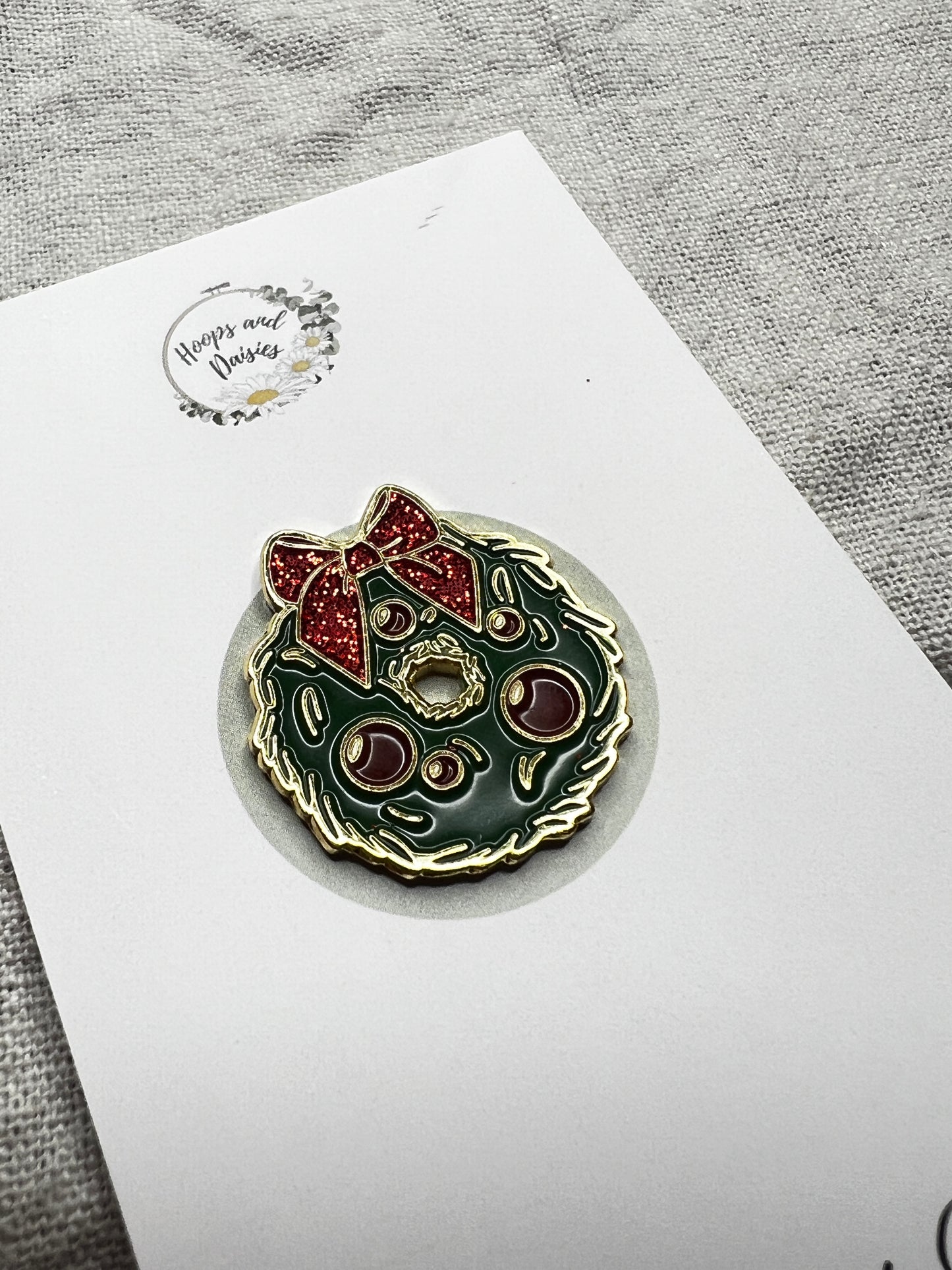 Christmas Wreath Magnetic Needle Minder