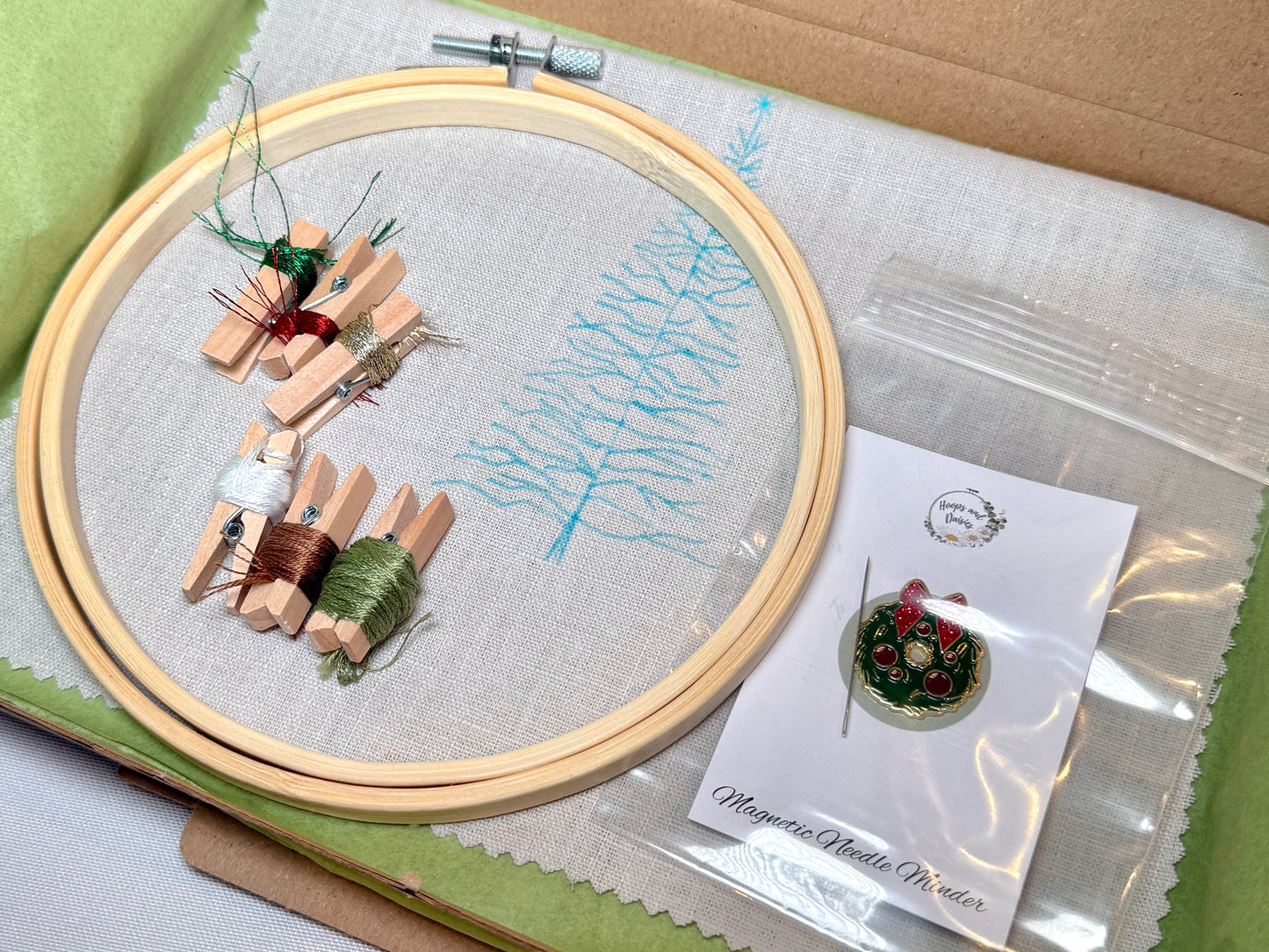 DIY Christmas Tree Embroidery Kit