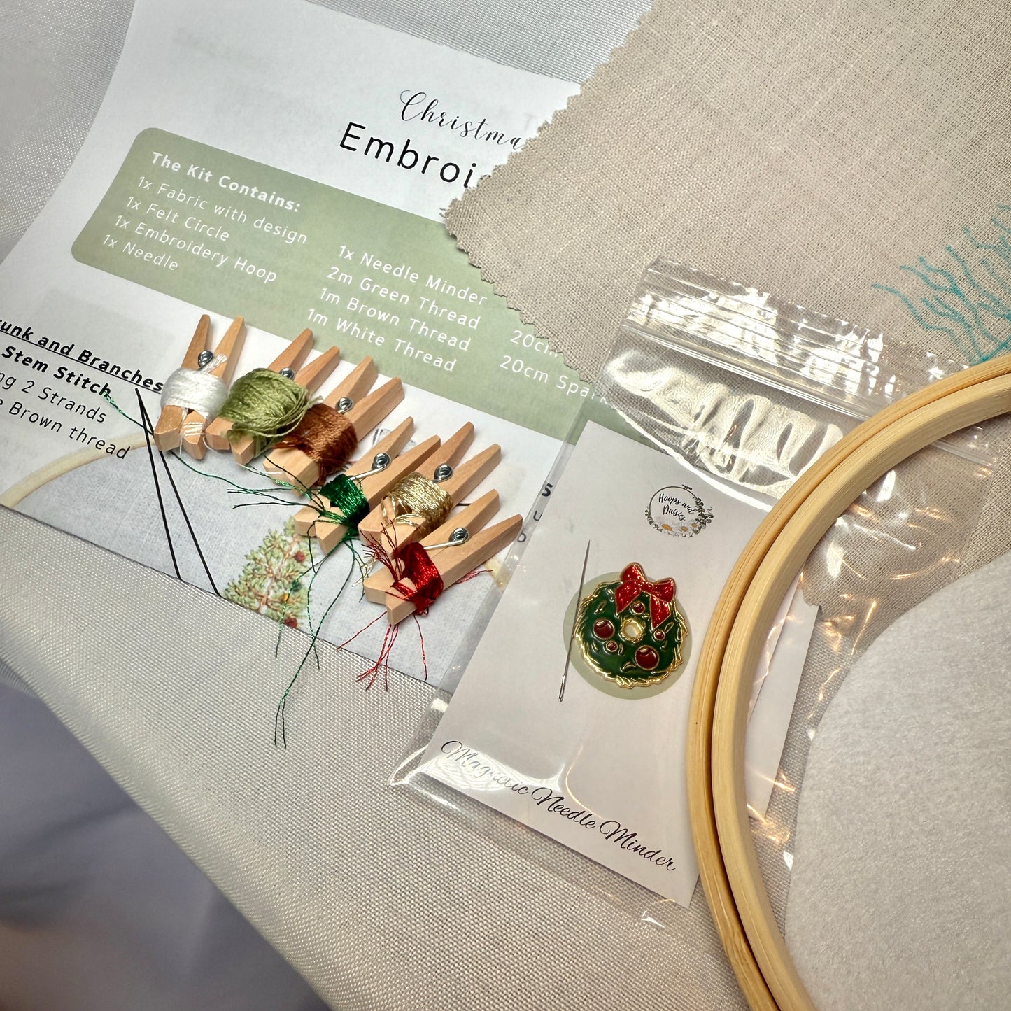 DIY Christmas Tree Embroidery Kit